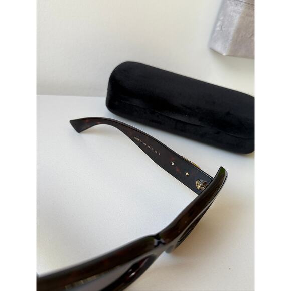 NEW Gucci GG1827S Brown Havana Cat Eye Sunglasses - Picture 6 of 8